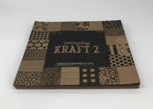 Wholesale Home Theme Festival Party Decorations For Kids , Brown Kraft Paper Placemats Intdoor from china suppliers