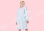Latest Women'S Long Sleeve Nightgowns , Ladies Night Wear Dress Breathable