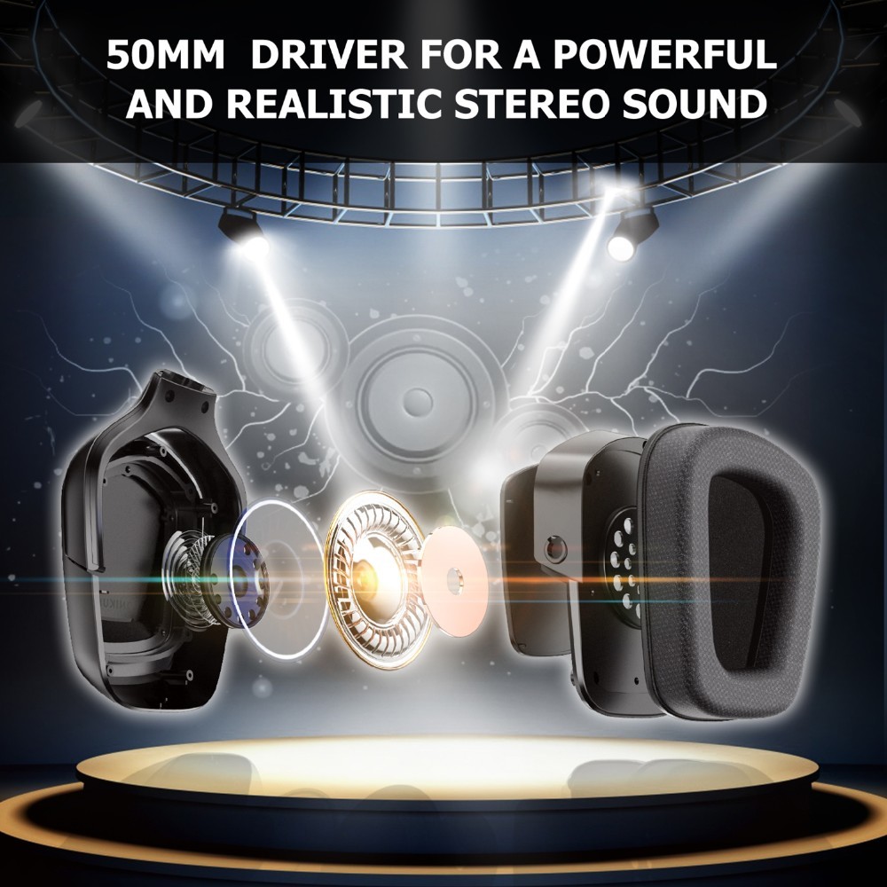 Bass PS4 2.2kohm Onikuma K20 Gaming Headset With Mic