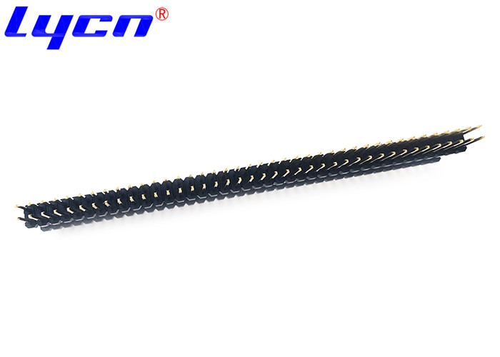 2.54mm Pitch Male Pin Header Connectors Dual Row Double Plastic Insulator