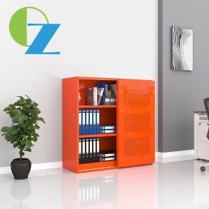 Wholesale No Handle Steel Office Cupboard 0.7mm Thickness With Sliding Door from china suppliers