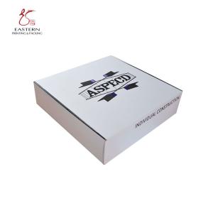 Wholesale 50mm Height 180mm Width White Corrugated Mailers With Double Sided Printed from china suppliers