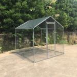 Metal Walk in Chicken Run Coop Cage Animal Poultry House Hutch Backyard Outdoor