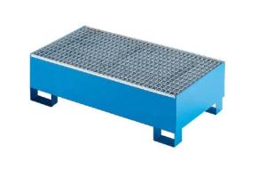 Wholesale STEEL Drum Containment Pallets For Chemical Acids Corrosives Liquid Distributed Load 1300kg from china suppliers