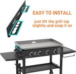 Wind Guards for Blackstone 36"/28"/22"/17" Griddle Blackstone Accessories Kit