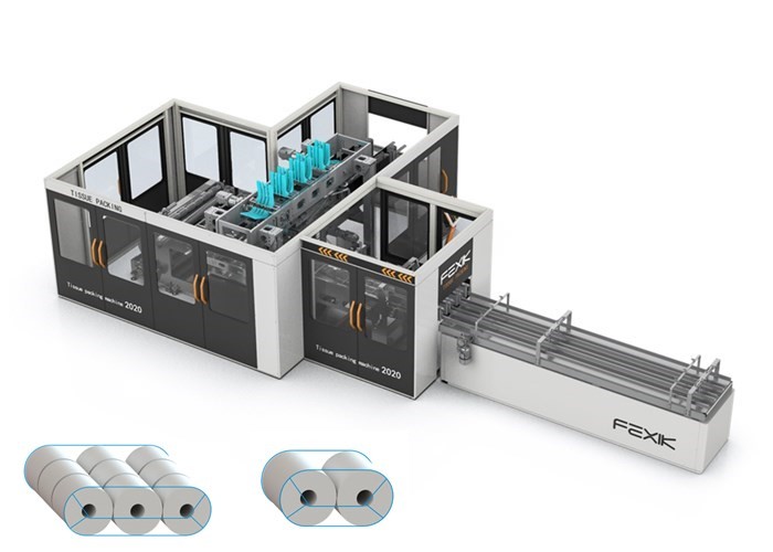 160packs/min Toilet Paper Tissue Manufacturing Machine Wrapper
