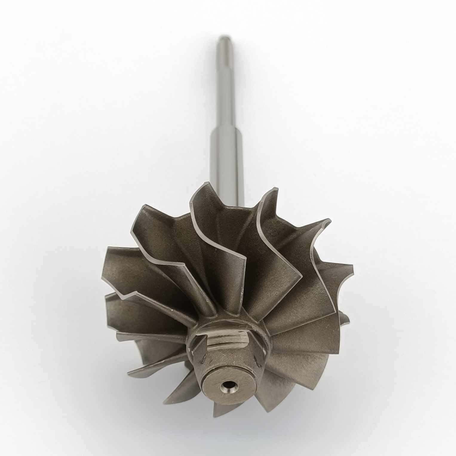 MS-TECH Turbo K16 Turbine Wheel Shaft 53169706500 53169806500 53169886500 Fit Turbos Ind 55mm Exd 46.2mm Blades 12