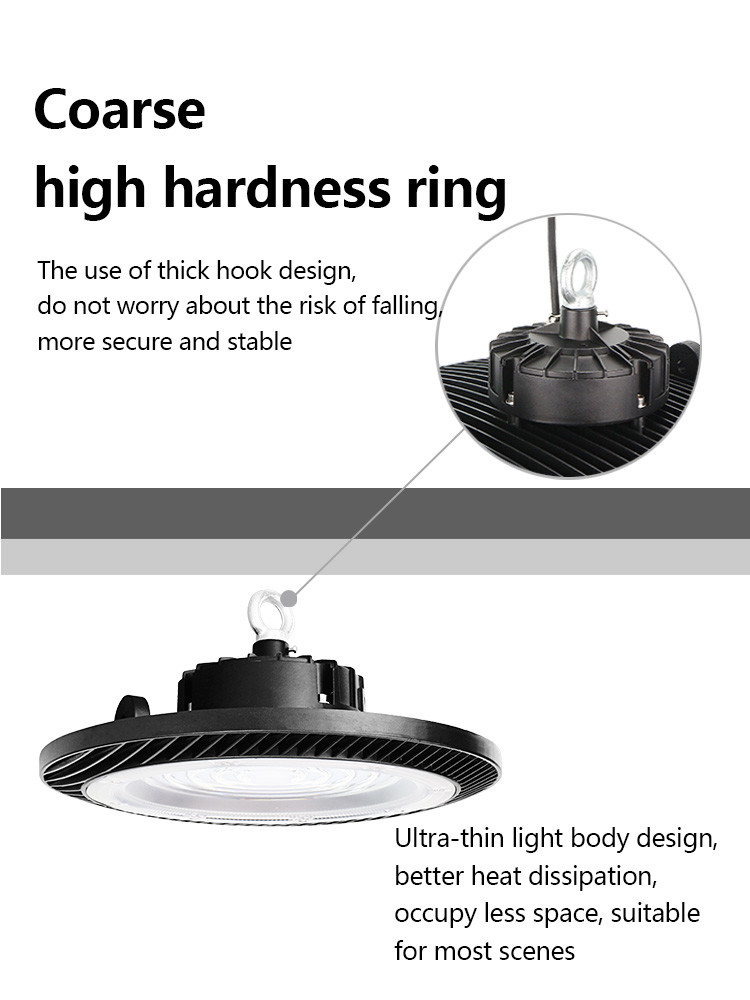 KCD PC Cover High Lumen Super Bright Explosion Proof Gymnasium Warehouse IP65 LED Linear High Bay Light