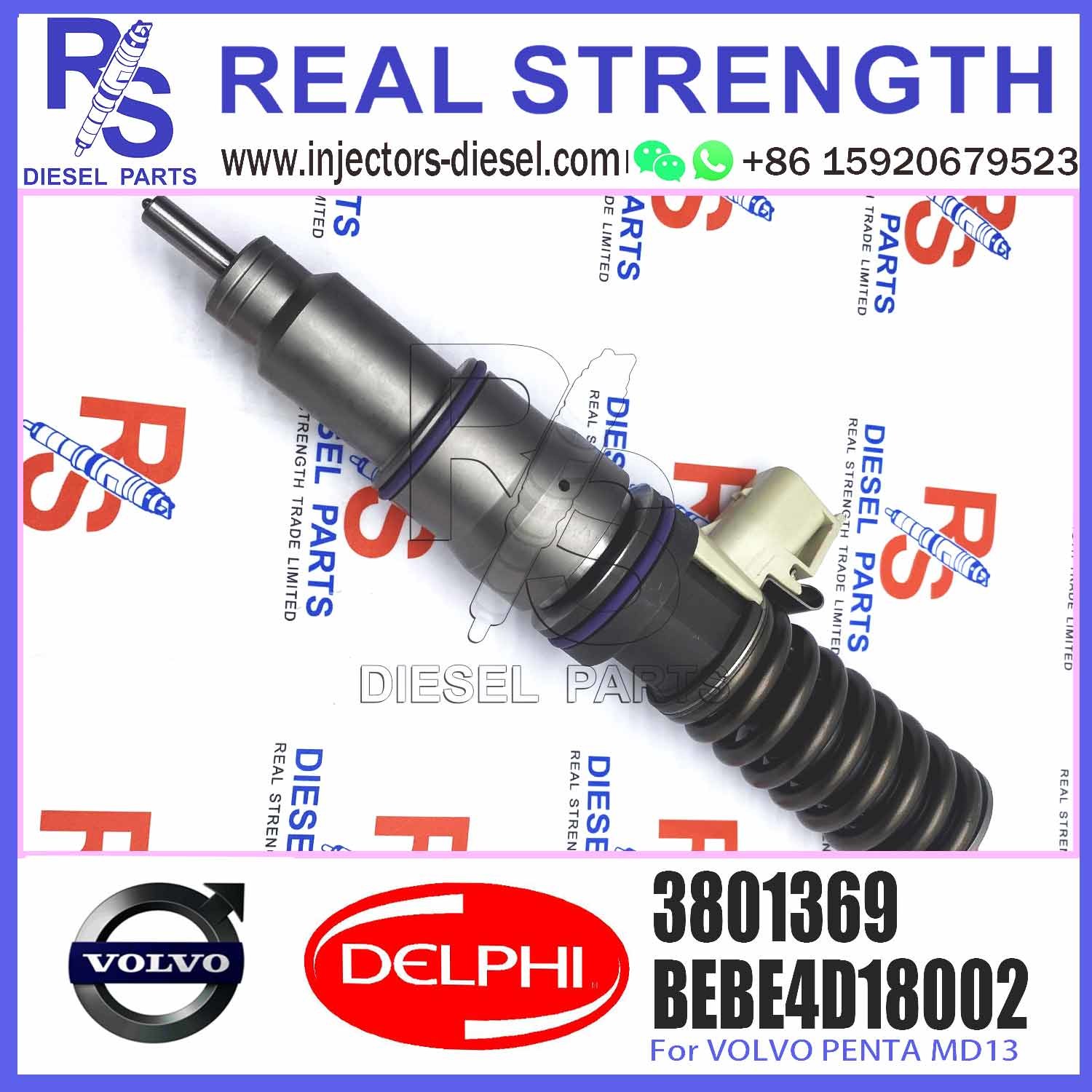 Diesel Fuel Common Rail Injector 21379939 BEBE4D27002 3801369 For E3.18 E3.0 E3.1 New Technology