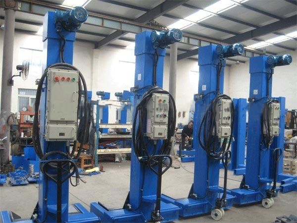 Mobile Outdoor 4 Post Heavy Duty Truck Lifts For Garage 4 Post Bus Lift 20T 30T 45T