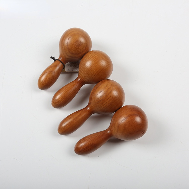 Wooden Handle Gourd Jade Roller for Milk Bath Massage & Facial Essential Oil Whitening Natural Wood Essential Oil Roller