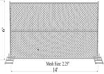 Chain Link Temporary Fence