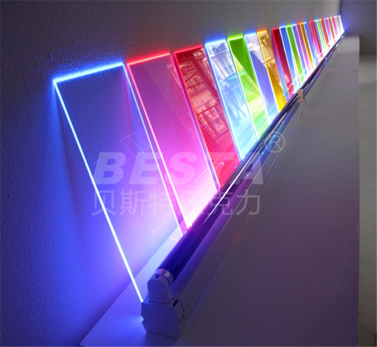 2.8mm-15mm Colored Acrylic Sheets Optical Shop Illuminated Advertising Sign Board