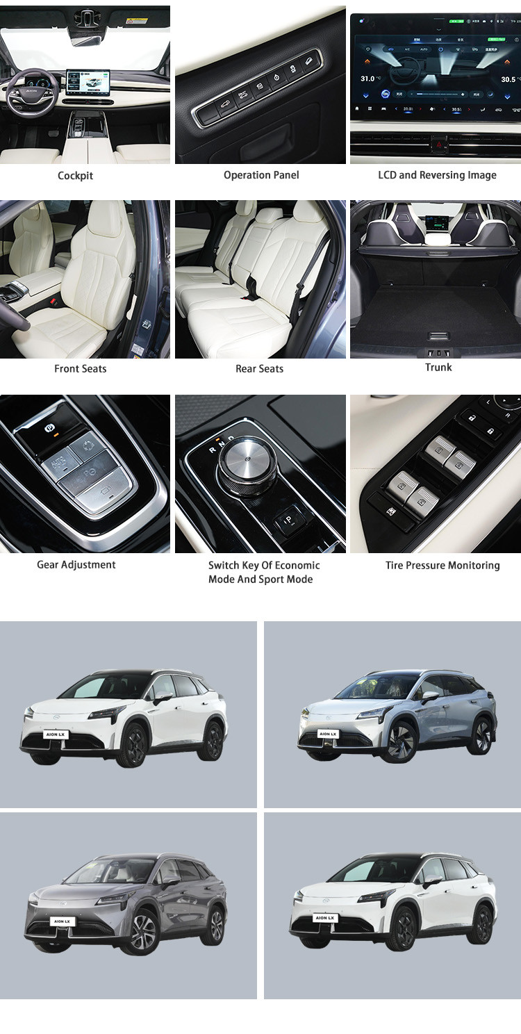 Aion LX Plus 80 Version Pure Electric Car long Rang 650km GAC