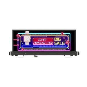 Wholesale Outdoor LED Advertising Display P2.5 Taxi Roof LED Display Weatherproof from china suppliers