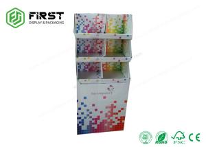 Wholesale Customized Printing Recyclable Cardboard POP Displays , Retail Floor Paper Displays For Supermarket from china suppliers