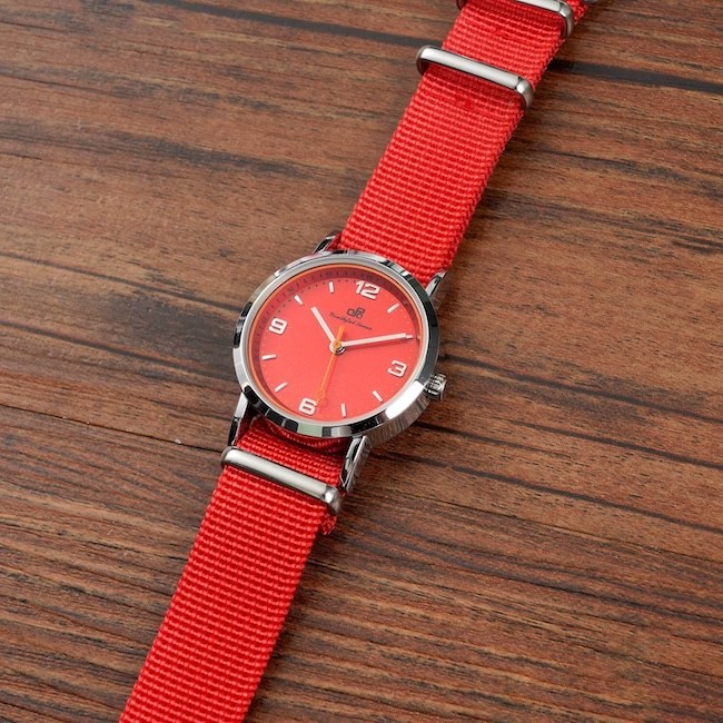 ISO Men'S Quartz Watch Nylon Band Waterproof Quartz Watch OEM
