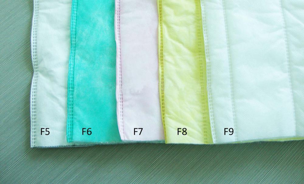 Medium Efficency Pocket Bag Filter Media With Synthetic Non - Woven Fabric Material