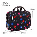 Black Folding Portable Travel Cosmetic Hanging Toiletry Bag