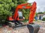 Hot Sale 90% New Korea 7Ton Used DOOSAN DX75 Excavator 42.5KW Engine Included