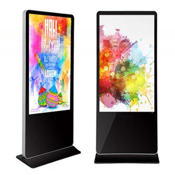 65" inch floor stand LCD totem Kiosk advertising signage monitor UHD 4K