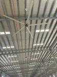 5 Blades Giant Industrial Ceiling Fan Low Speed Ceiling Fans For Exhibition