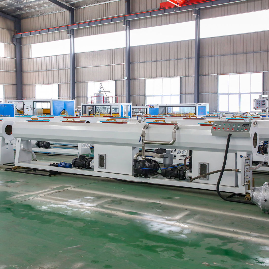 High Output HDPE PP Water Supply Pipe Extrusion Production Line 50-160 mm