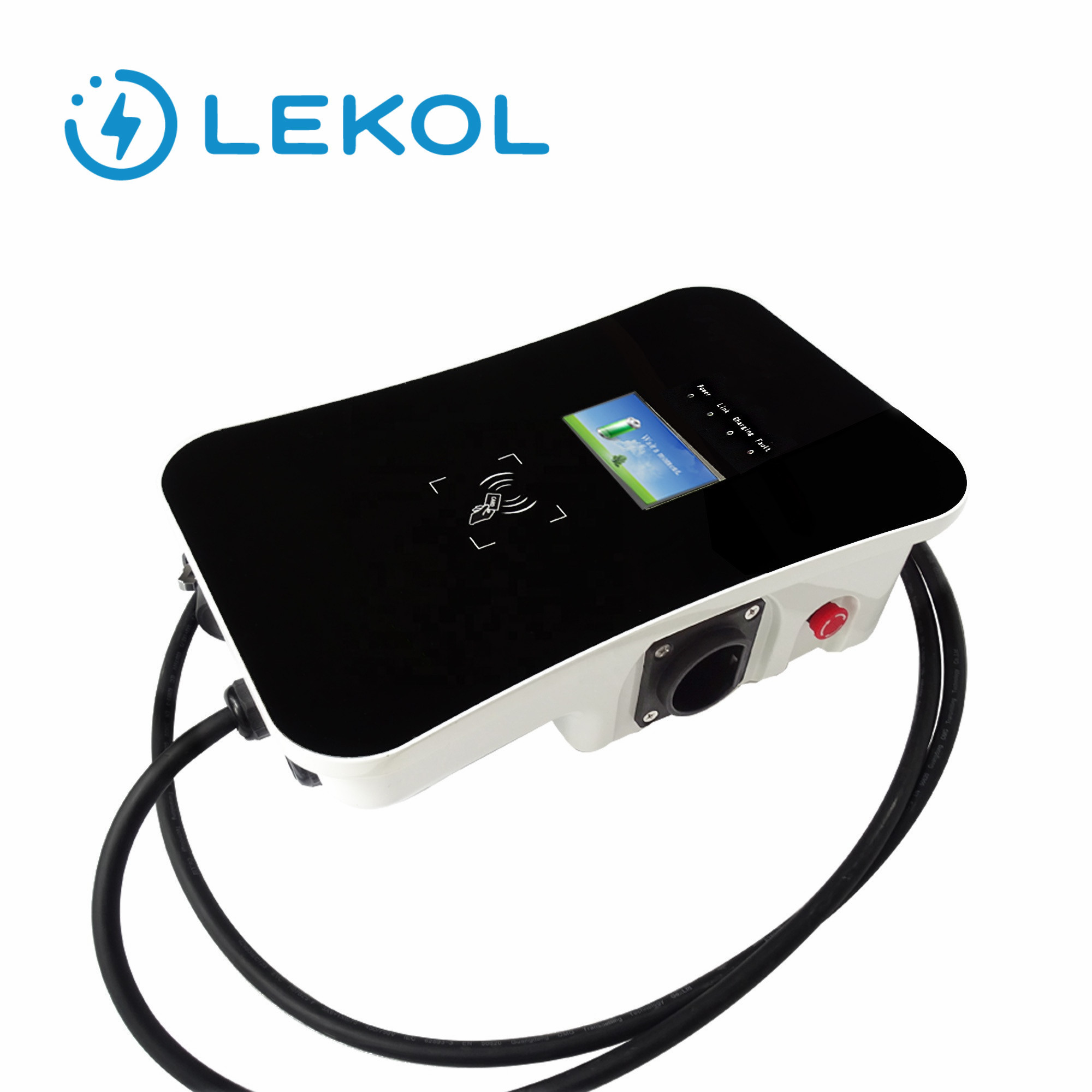 OCPP Available Smart Car Electric 240v Charger Floor Mounted Wall Box 22kw Car Charger