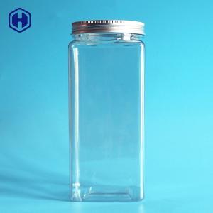 Wholesale Durable Sturdy Square Wide Mouth Plastic Jars Recyclable Non Toxic from china suppliers