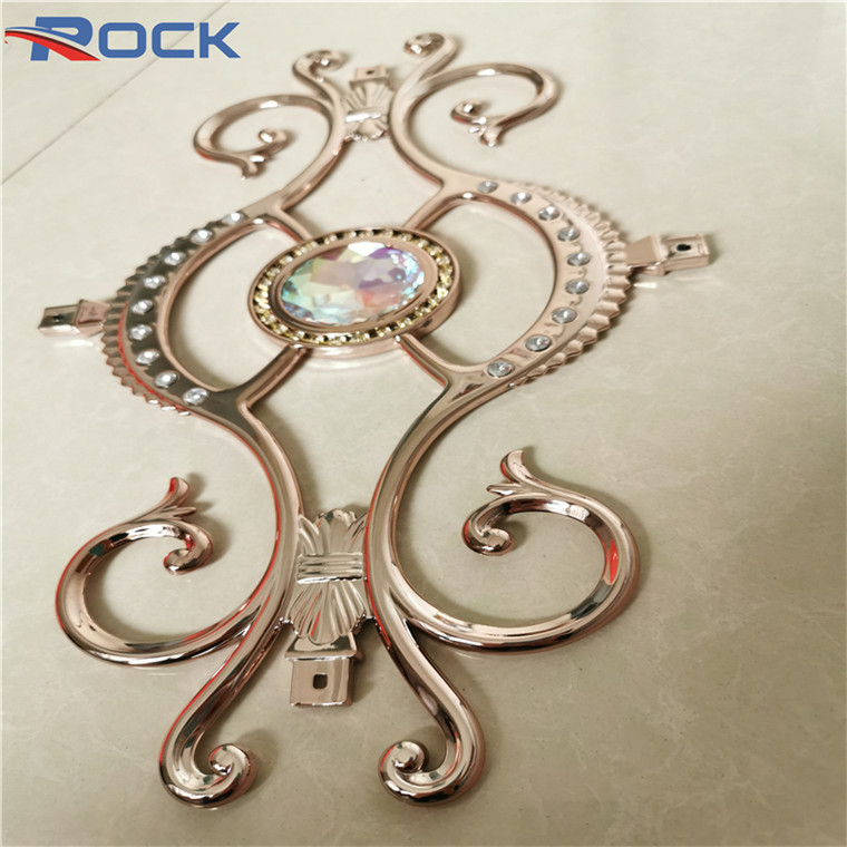 Rose Gold Georgian Bar Flower Electroplating Georgian Bar Glass For Upvc Doors