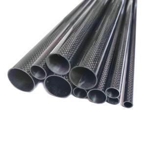 Wholesale Super Light &amp; High Stiffness 30mm - 27mm Roll Wrapped Carbon Fibre Tube from china suppliers
