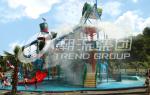 Big Water Park Playground Ashland / DSM Resin For Family Funny Game