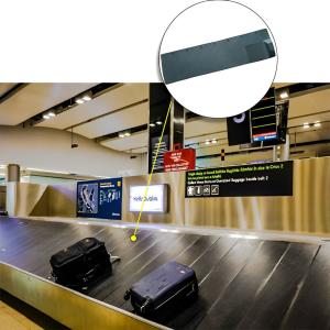 Wholesale Black Rough Top Airport Baggage Large Rubber Mats Rubber Conveyor Belt from china suppliers