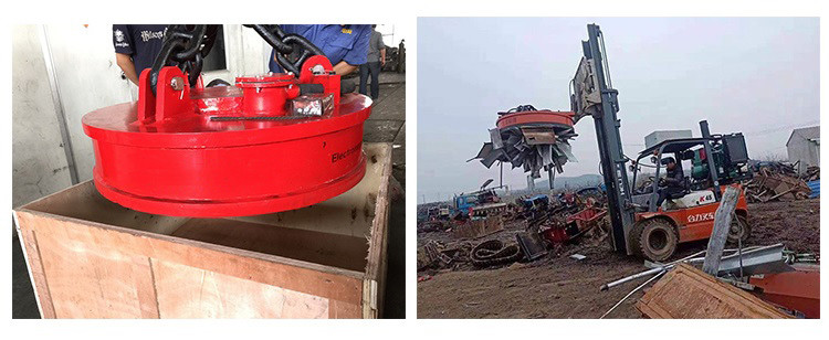 Heat Resistance 4800kg Electro Magnetic Plate Lifter