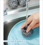 Round Stainless Steel Cleaning Ball Kitchen Cleaning Stainless Steel Scrubber