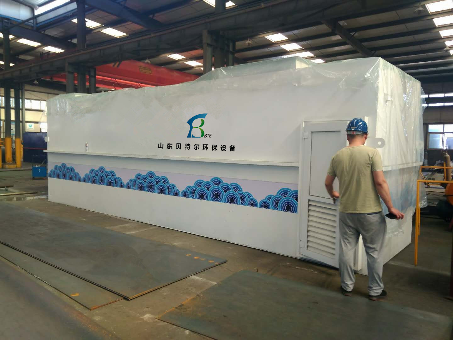 MBR Module for Wastewater Disposal 24 Hours Automatic Running Operation 400cm*200cm*200cm