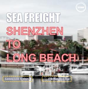 Wholesale Direct Sailing International Sea Freight Logistics From Shenzhen To Long Beach USA from china suppliers
