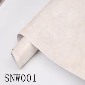 Wholesale Waterproof Adhesive Cement Effect Wallpaper Removable White Concrete Effect Wallpaper from china suppliers
