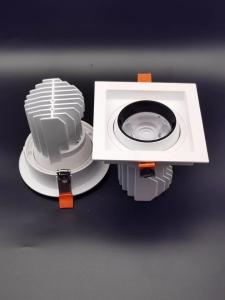 Wholesale Restaurants 4 Inch Recessed Rotating Ceiling Light 15W Ra 90 Rust Prevention from china suppliers