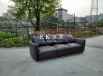 European Modern Simple Style Home Furniture Genuine Leather Sofa Sets Design