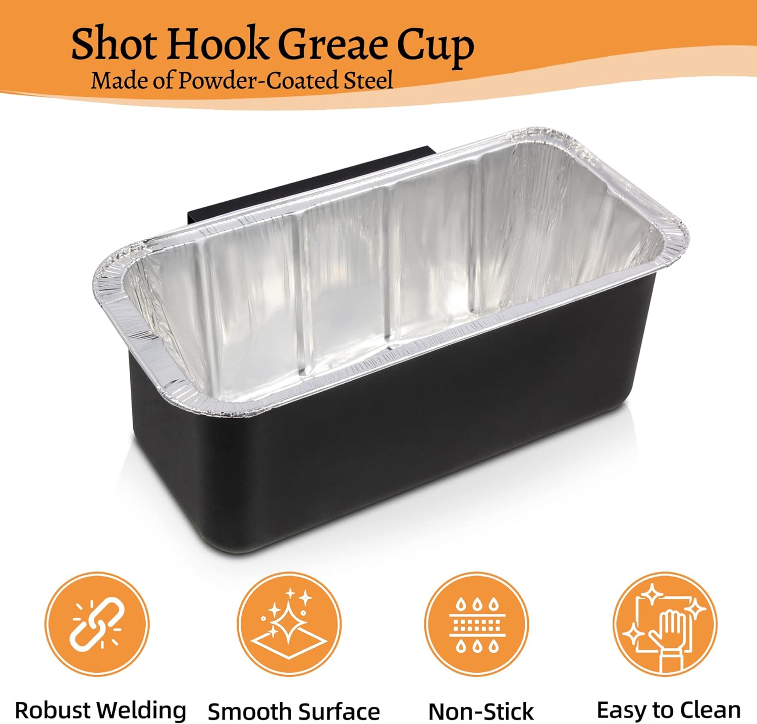 Grill Grease Collection Pan for Flat Top Grill Neatening/Storage Accessory Bundle