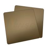 Sand Blasted Decorative Stainless Steel Sheet 0.3-3mm Golden Mirror SS Sheet