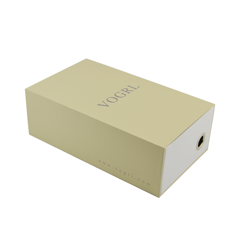 Brown Drawer Hard Cardboard Gift Boxes Shoe Packaging 300mm Length