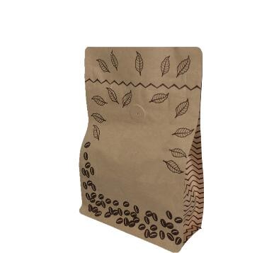 Laminated Material Doypack Pouch Stand Up Kraft Paper Bags/ Heat Seal Zipper Paper Packaging Bag
