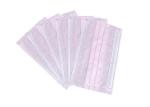 Dust Protective Disposable Mouth Mask Face Mask Earloop 3 Ply Pink