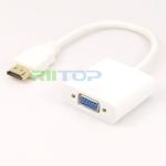 HDMI To VGA Converter Adapter Cable HD 1080P 1080P HDMI Male to VGA Female Video