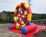 Multi Color Inflatable Sports Games Football Soccer Dart Board Digitial Printing