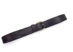 Brown 3.8cm Mens Casual Leather Belt For Pants Suits