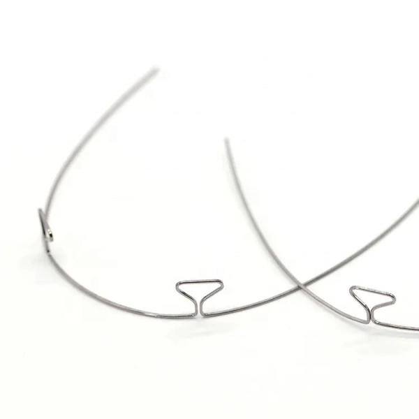 Orthodontic Stainless Steel Bull Braces Loop Wire For Teeth Alignment And Dental