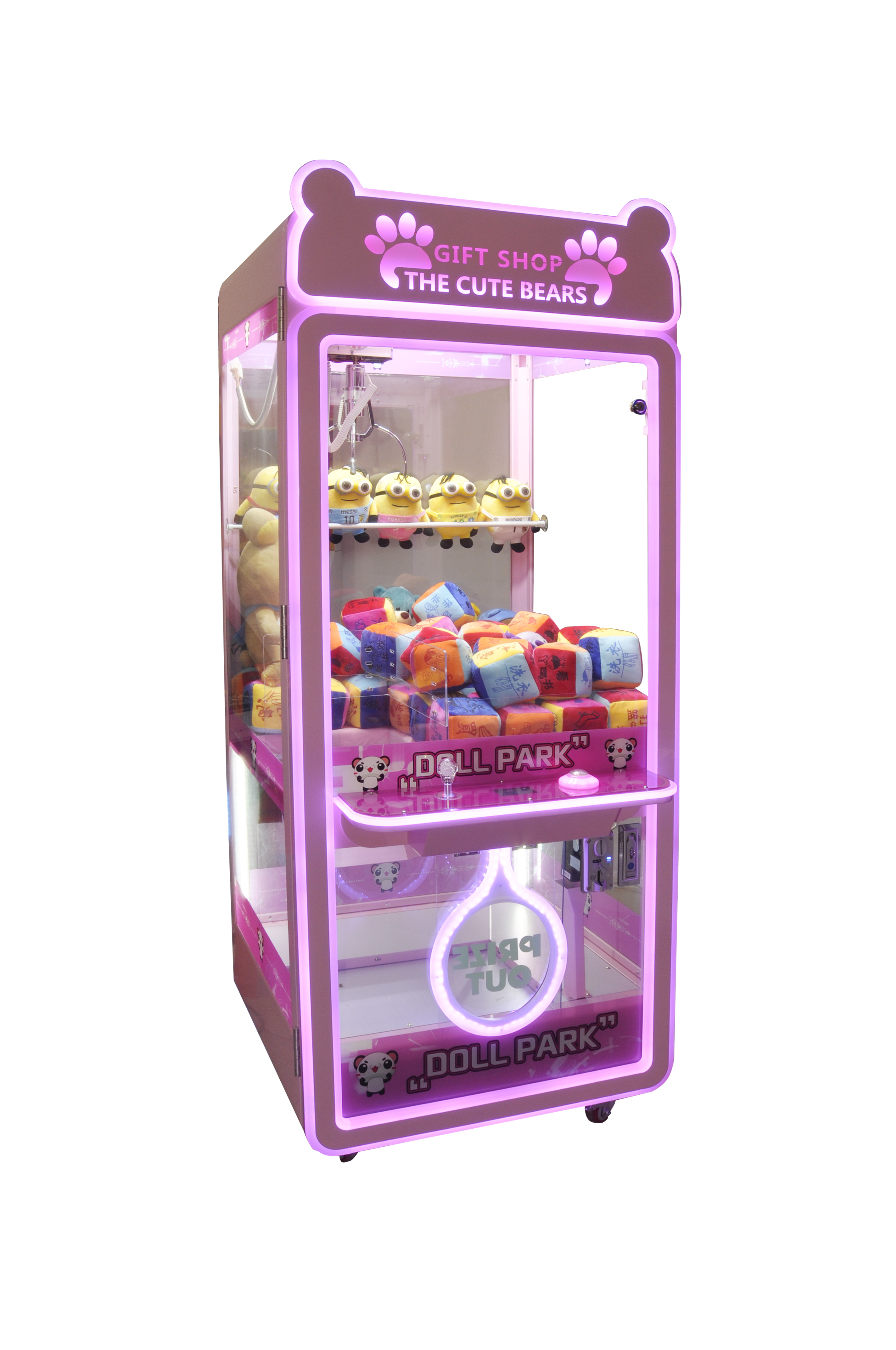 Coin Operated System Small Vending Game Machine with Bill Acceptors and Customizable